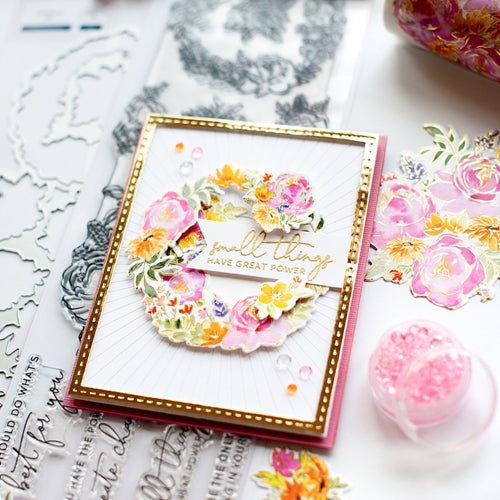 Simon Says Stamp! PinkFresh Studio PAINTED PEONY MIX Clear Stamp Set 111121*