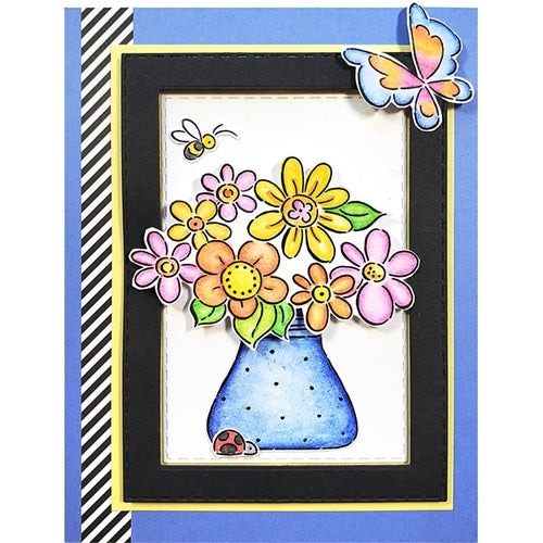 Simon Says Stamp! Stampendous Clear Stamps POP BOUQUET ssc1377*