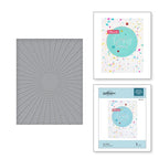 Simon Says Stamp! SES 021 Spellbinders Embossing Folder SUN RAYS