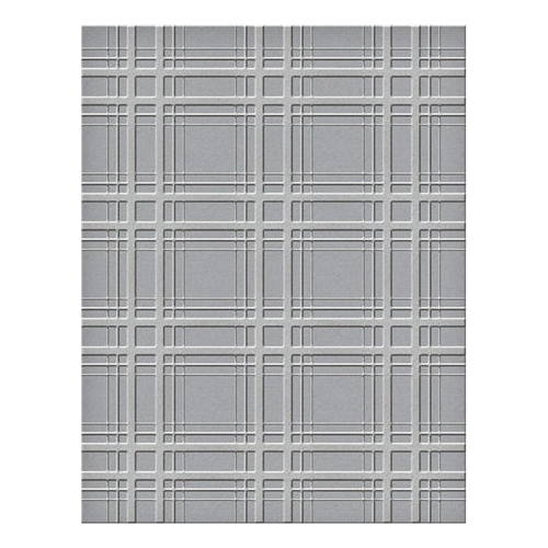 Simon Says Stamp! SES 018 Spellbinders Embossing Folder PLAID COMPANY