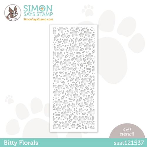 Simon Says Stamp! Simon Says Stamp Stencil BITTY FLORALS ssst121537