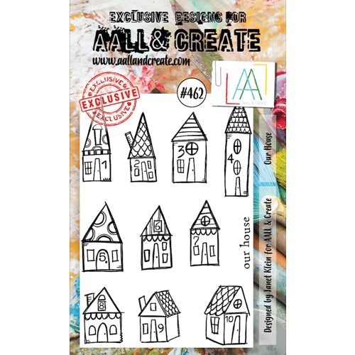Simon Says Stamp! AALL & Create OUR HOUSE A6 Clear Stamp Set aall462