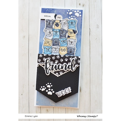 Simon Says Stamp! Whimsy Stamps BLENDING IN Clear Stamps CWSD370