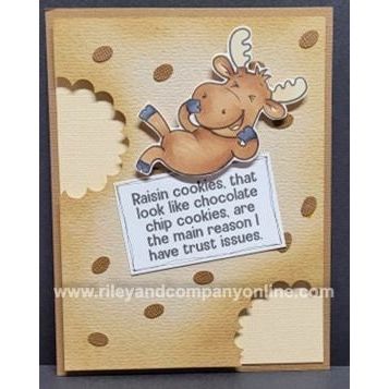 Simon Says Stamp! Riley And Company Funny Bones TRUST ISSUES Cling Rubber Stamp RWD 897