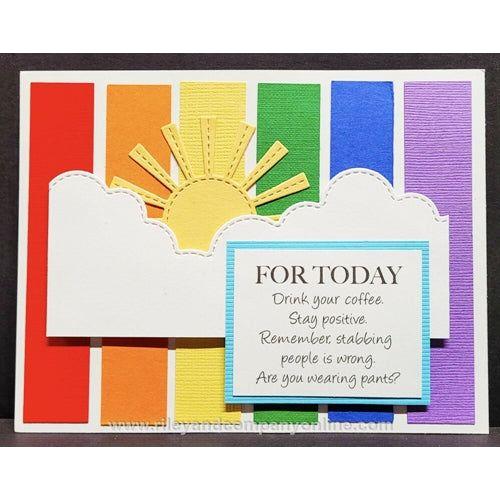 Simon Says Stamp! Riley And Company Funny Bones FOR TODAY Cling Rubber Stamp RWD 887