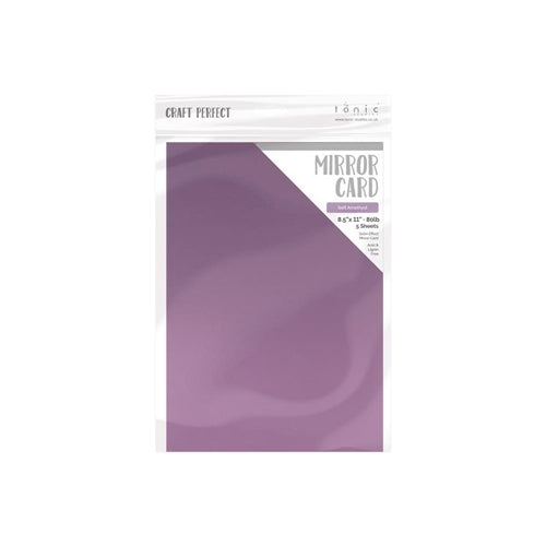 Simon Says Stamp! Tonic SOFT AMETHYST Mirror Card Satin Cardstock 9495e