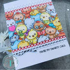 Simon Says Stamp! Trinity Stamps SLIMLINE CHICKS Clear Stamp Set tps112* | color-code:ALT01