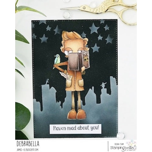 Simon Says Stamp! Stamping Bella Cling Stamps ODDBALL EDGAR ALLAN eb1015