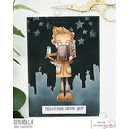 Simon Says Stamp! Stamping Bella Cling Stamps ODDBALL EDGAR ALLAN eb1015