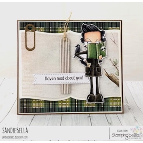 Simon Says Stamp! Stamping Bella Cling Stamps ODDBALL EDGAR ALLAN eb1015