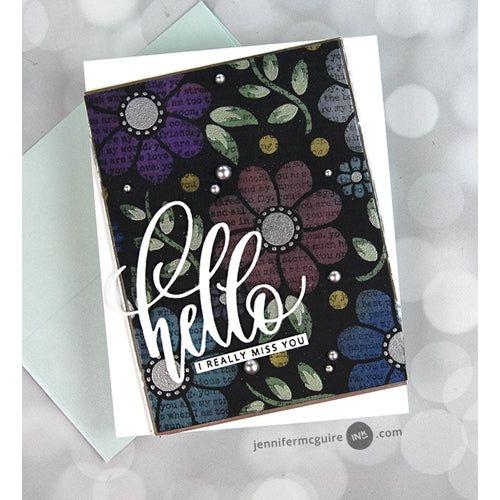 Simon Says Stamp! Simon Says Cling Stamp FRIENDSHIP TEXT BACKGROUND sss102257 | color-code:ALT91
