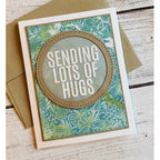 Simon Says Stamp! Simon Says Cling Stamp HEART FLOWERS BACKGROUND sss102281