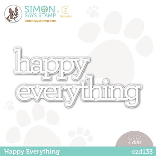 Simon Says Stamp! CZ Design Wafer Dies HAPPY EVERYTHING czd133