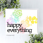 Simon Says Stamp! CZ Design Wafer Dies HAPPY EVERYTHING czd133 | color-code:ALT000