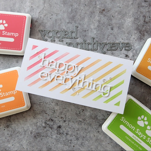 Simon Says Stamp! CZ Design Wafer Dies HAPPY EVERYTHING czd133 | color-code:ALT0