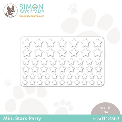 Simon Says Stamp! Simon Says Stamp MINI STARS PARTY Wafer Die sssd112363