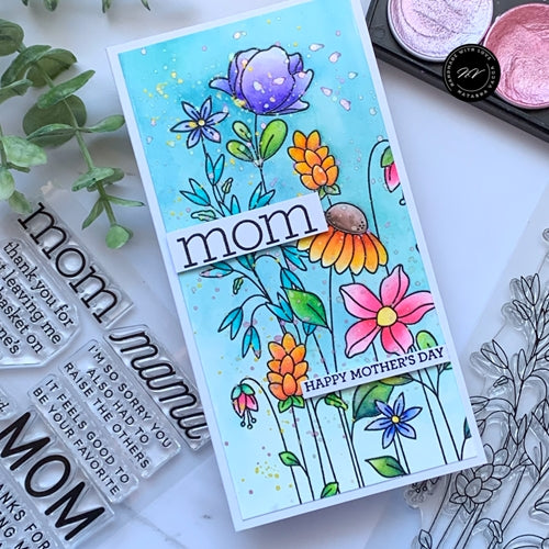 Simon Says Stamp! CZ Design Clear Stamps SASSY MAMA cz368c