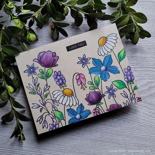 Simon Says Stamp! Simon Says Clear Stamps FLORAL GARDEN sss202304