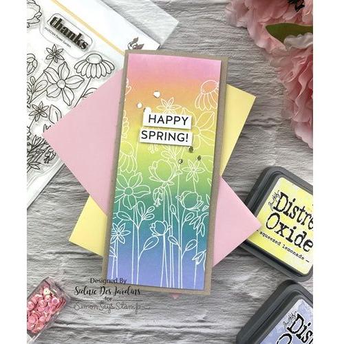 Simon Says Stamp! Simon Says Clear Stamps FLORAL GARDEN sss202304