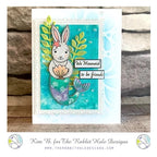 Simon Says Stamp! The Rabbit Hole Designs HARLEY MERBUNNY Clear Stamps TRH 93*