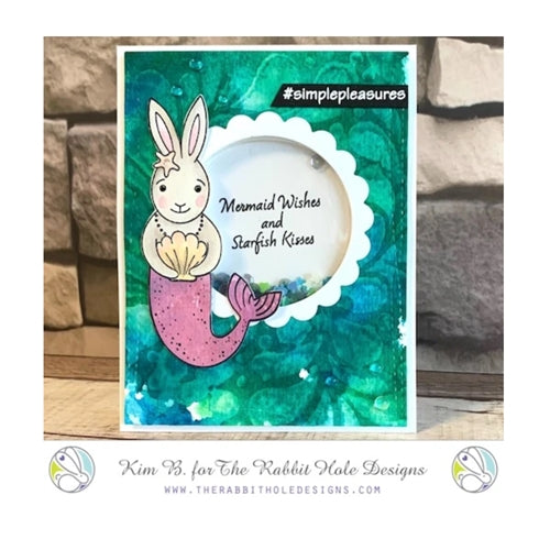 Simon Says Stamp! The Rabbit Hole Designs HARLEY MERBUNNY Clear Stamps TRH 93*