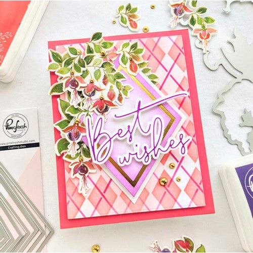 Simon Says Stamp! PinkFresh Studio BEST WISHES Hot Foil Plate 109821 | color-code:ALT01