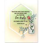 Simon Says Stamp! Penny Black Clear Stamps CONDOLENCES 30 828