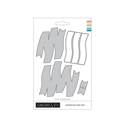 Simon Says Stamp! Concord & 9th BANNER BUILDER Dies 11082