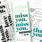 Simon Says Stamp! Concord & 9th BIG ON YOU Clear Stamp Set 11084