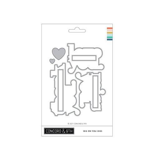 Simon Says Stamp! Concord & 9th BIG ON YOU Dies 11085