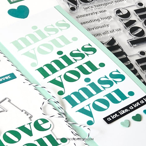 Simon Says Stamp! Concord & 9th BIG ON YOU Dies 11085