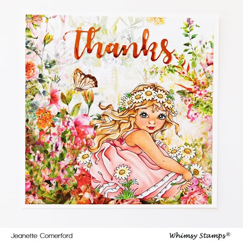 Simon Says Stamp! Whimsy Stamps FLORAL IMPRESSIONS 6 x 6 Paper Pads WSDP31