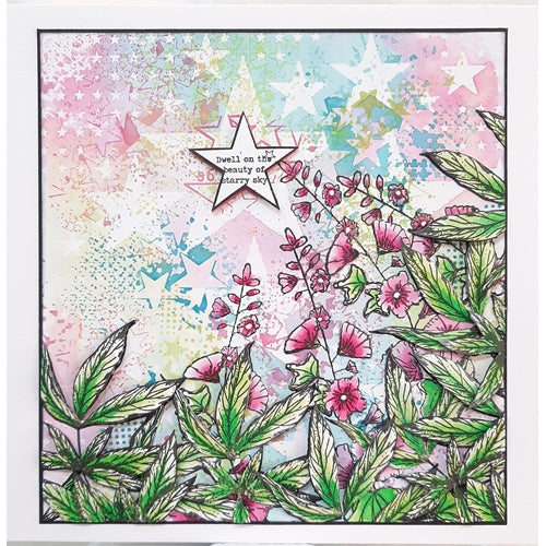 Simon Says Stamp! AALL & Create LOTZA STARZ 6x6 Stencil aal10126