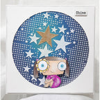 Simon Says Stamp! AALL & Create LOTZA STARZ 6x6 Stencil aal10126