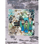 Simon Says Stamp! AALL & Create LOTZA DIAMONDZ 6x6 Stencil aal10124