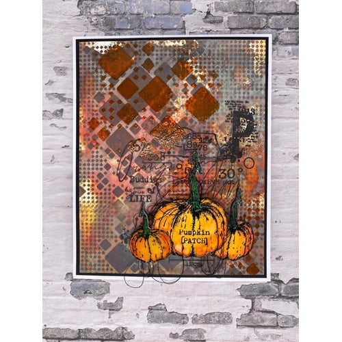 Simon Says Stamp! AALL & Create LOTZA DIAMONDZ 6x6 Stencil aal10124