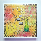 Simon Says Stamp! AALL & Create LOTZA DIAMONDZ 6x6 Stencil aal10124