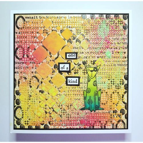 Simon Says Stamp! AALL & Create LOTZA DIAMONDZ 6x6 Stencil aal10124