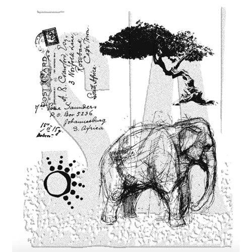Simon Says Stamp! Tim Holtz Cling Rubber Stamps LIFE ADVENTURE CMS077