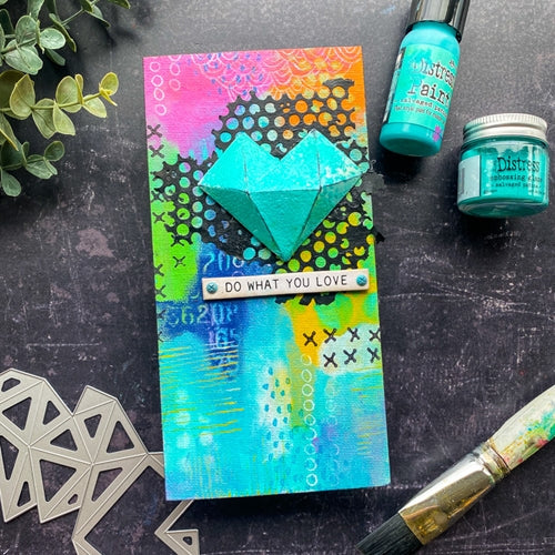 Simon Says Stamp! Tim Holtz Flip Top Distress Paint SALVAGED PATINA Ranger tdf72775 | color-code:ALT2