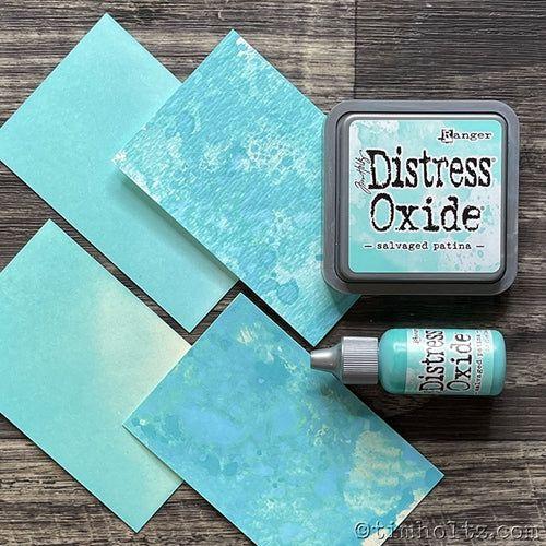 Simon Says Stamp! Tim Holtz Distress Oxide Reinker SALVAGED PATINA Ranger tdr72768 | color-code:ALT000