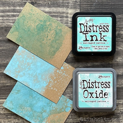 Simon Says Stamp! Tim Holtz Distress Oxide Ink Pad SALVAGED PATINA Ranger tdo72751 | color-code:ALT0001