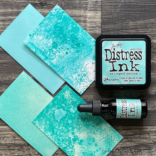 Simon Says Stamp! Tim Holtz Distress Ink Pad SALVAGED PATINA Ranger tim72737 | color-code:ALT00