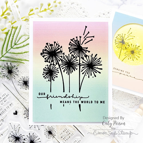 Simon Says Stamp! Simon Says Clear Stamps DANDELION MESSAGES sss202187 | color-code:ALT2