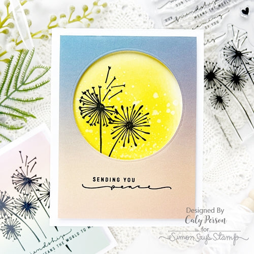 Simon Says Stamp! Simon Says Clear Stamps DANDELION MESSAGES sss202187 | color-code:ALT6