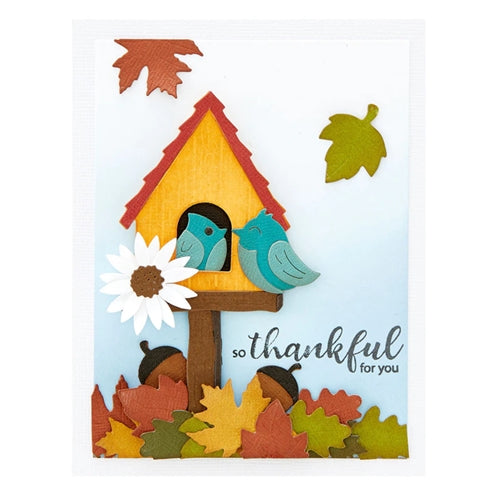 Simon Says Stamp! S4 1106 Spellbinders BUILD A FALL BIRDHOUSE Etched Dies