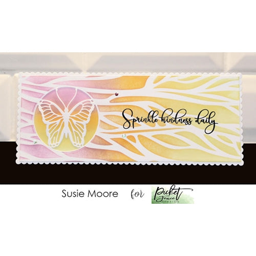 Simon Says Stamp! Picket Fence Studios MONARCH BUTTERFLY Slim Line Die Insert sdcs111*