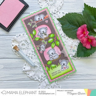 Simon Says Stamp! Mama Elephant LEAFY COVER Creative Cuts Steel Dies