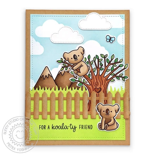 Simon Says Stamp! Sunny Studio OUTBACK CRITTERS Clear Stamps SSCL 301*
