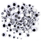 Simon Says Stamp! Cousin PASTE ON WIGGLY EYES 200 Count Assorted 40000925